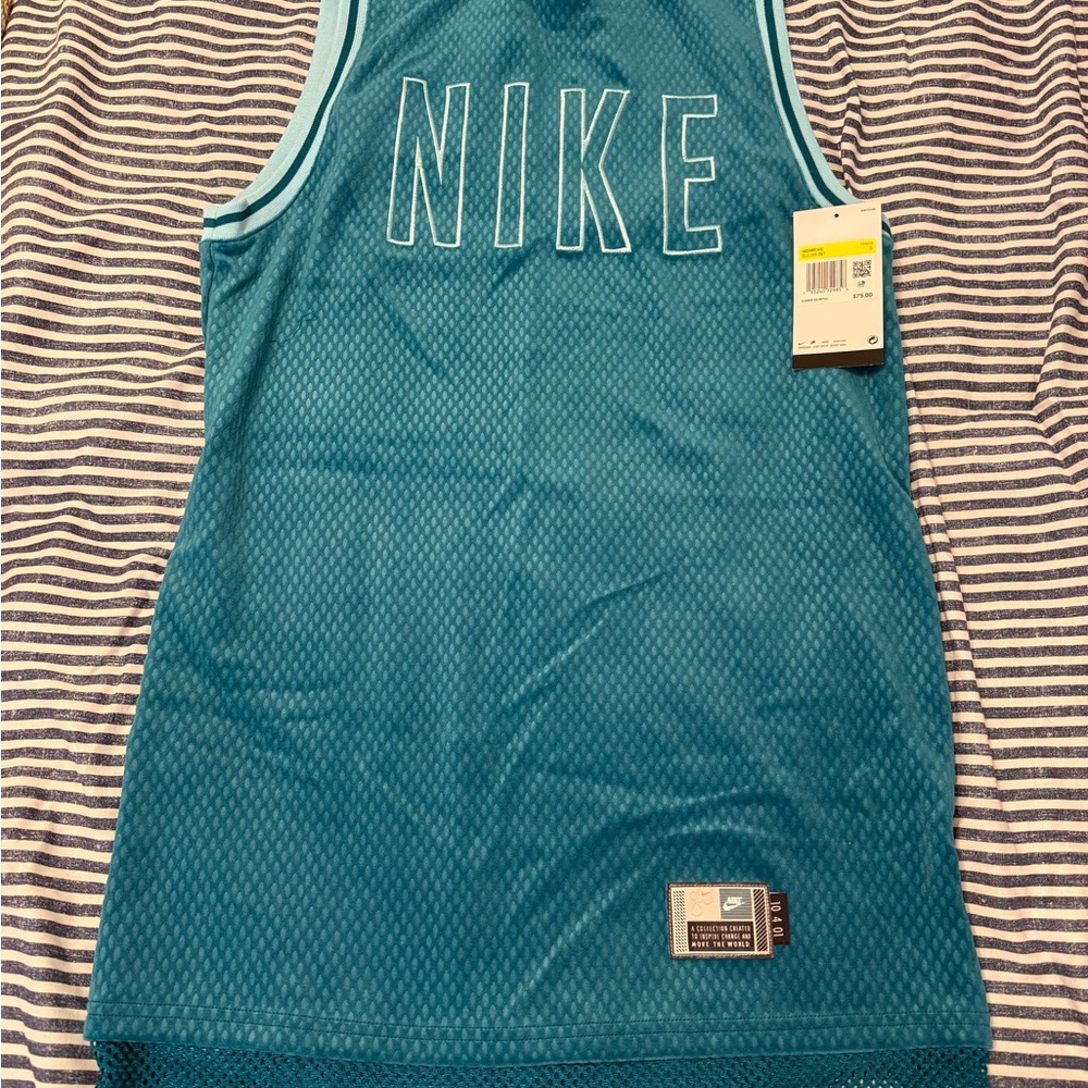 Nike Teal Mini Tennis Dress - Williams on Back - Size S - NWT